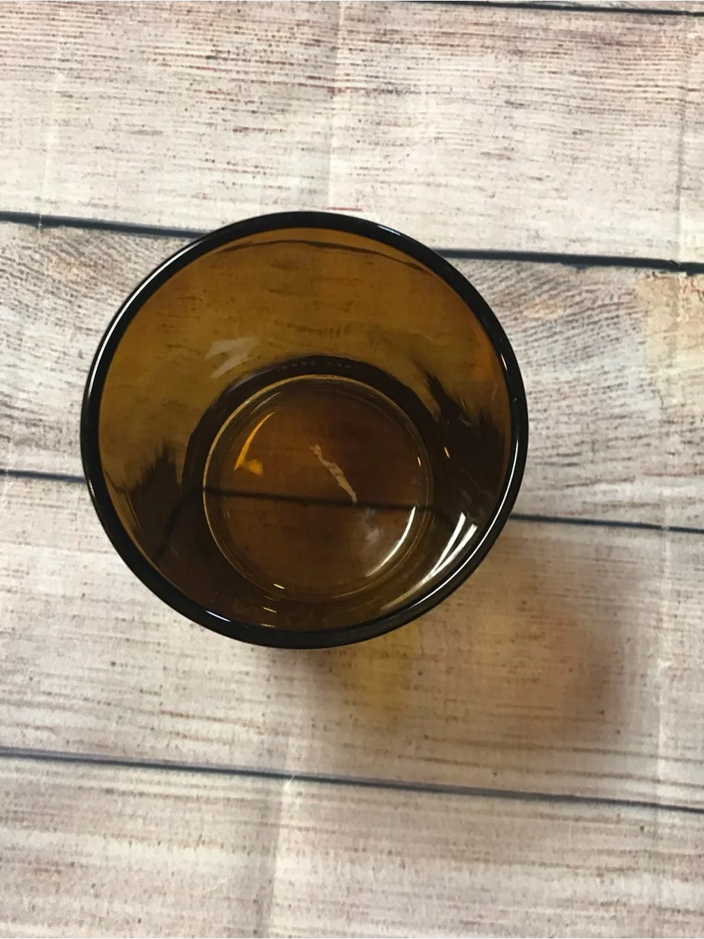 Rae Dunn Amber Glass 